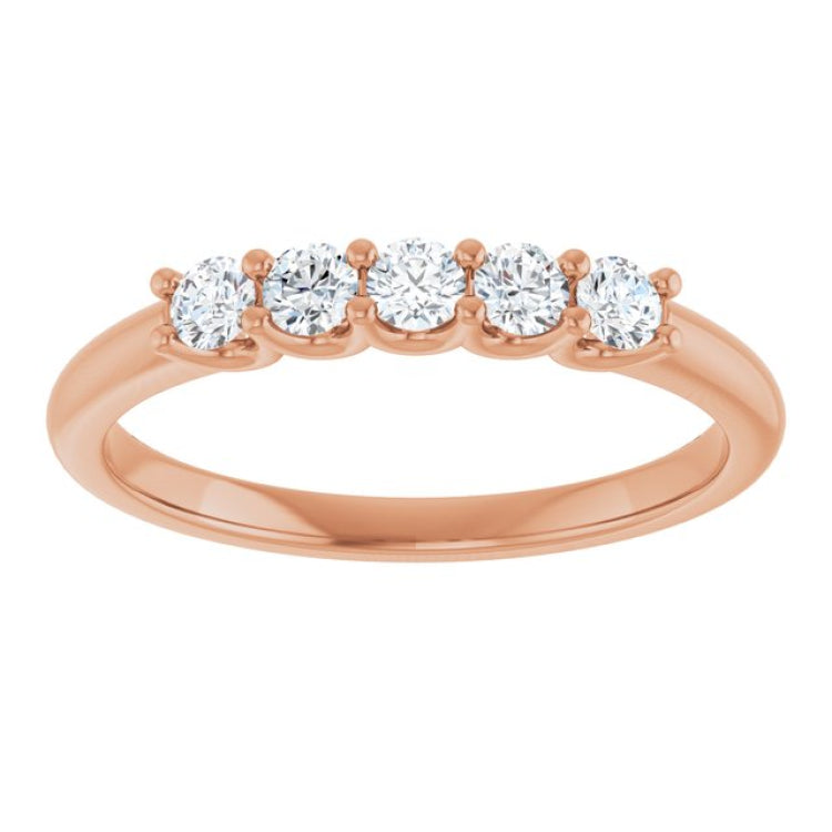 14K Rose 1/3 CTW Lab-Grown Diamond Anniversary Band 14K Rose 1/3 CTW Lab-Grown Diamond Anniversary Band