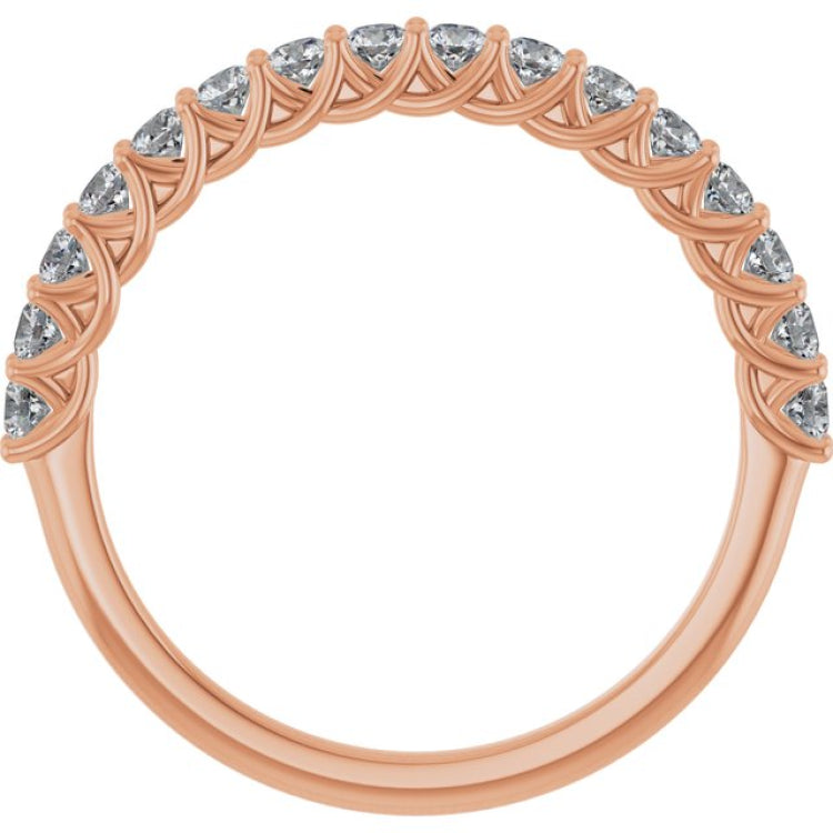 14K Rose 1/2 CTW Lab-Grown Diamond Anniversary Band 14K Rose 1/2 CTW Lab-Grown Diamond Anniversary Band