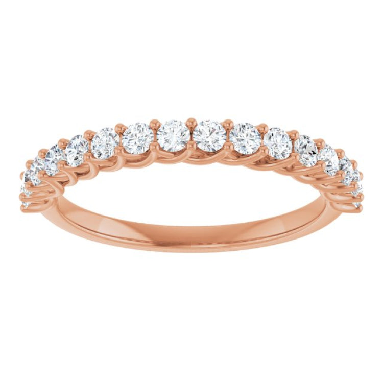 14K Rose 1/2 CTW Lab-Grown Diamond Anniversary Band 14K Rose 1/2 CTW Lab-Grown Diamond Anniversary Band