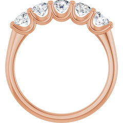 14K Rose 1 CTW Lab-Grown Diamond Anniversary Band 14K Rose 1 CTW Lab-Grown Diamond Anniversary Band