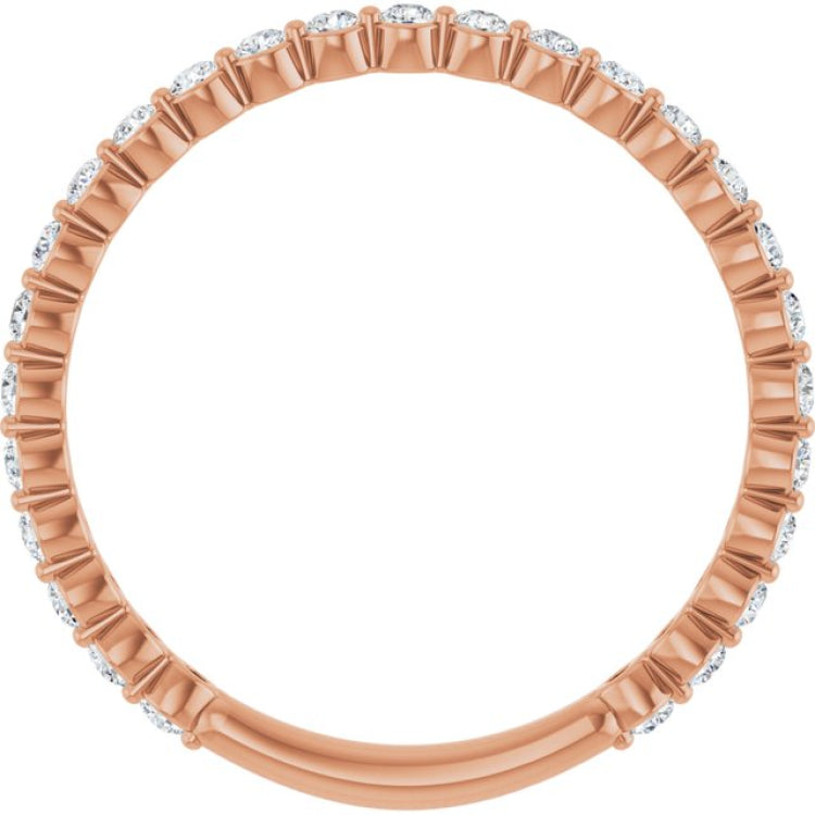 14K Rose 1/3 CTW Lab-Grown Diamond Anniversary Band 14K Rose 1/3 CTW Lab-Grown Diamond Anniversary Band