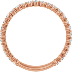 14K Rose 1/3 CTW Lab-Grown Diamond Anniversary Band 14K Rose 1/3 CTW Lab-Grown Diamond Anniversary Band
