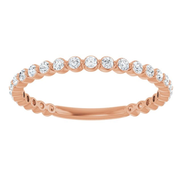 14K Rose 1/3 CTW Lab-Grown Diamond Anniversary Band 14K Rose 1/3 CTW Lab-Grown Diamond Anniversary Band