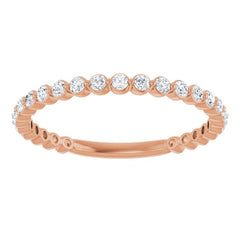 14K Rose 1/3 CTW Lab-Grown Diamond Anniversary Band 14K Rose 1/3 CTW Lab-Grown Diamond Anniversary Band