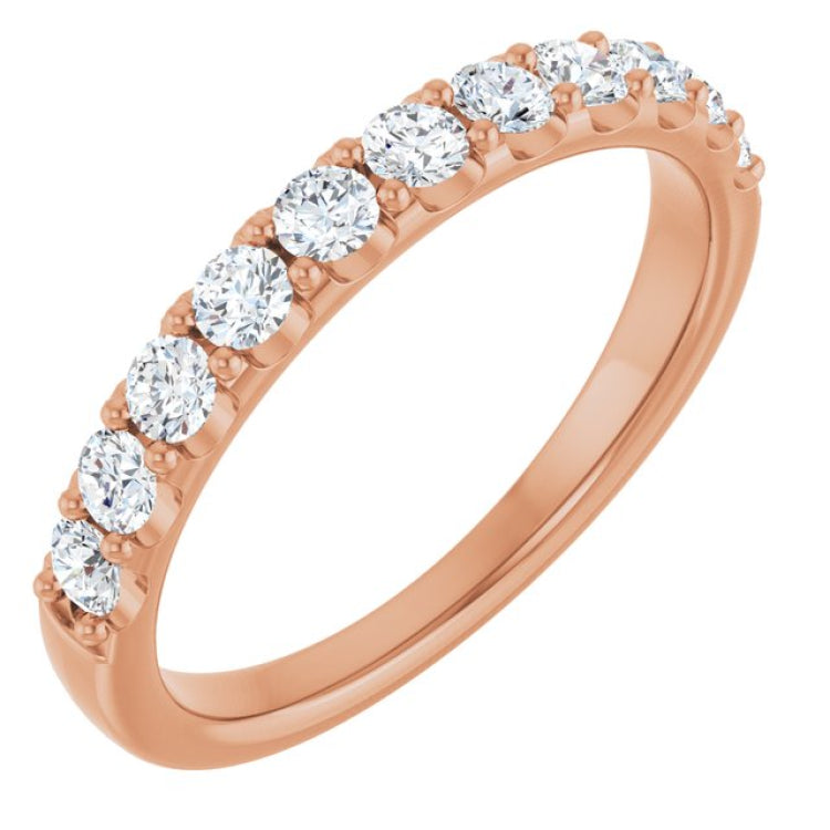 14K Rose 1/2 CTW Lab-Grown Diamond Anniversary Band 14K Rose 1/2 CTW Lab-Grown Diamond Anniversary Band