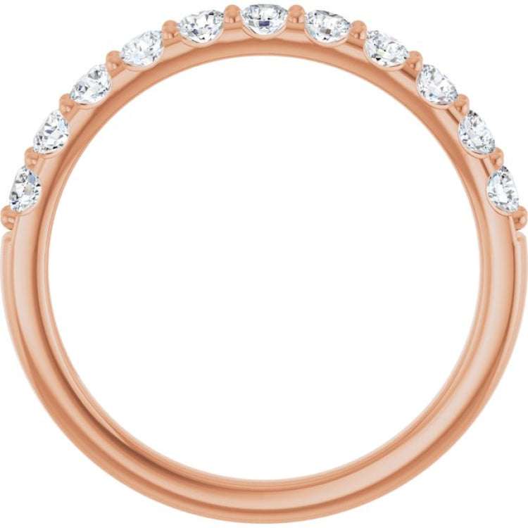 14K Rose 1/2 CTW Lab-Grown Diamond Anniversary Band 14K Rose 1/2 CTW Lab-Grown Diamond Anniversary Band