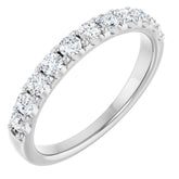 Platinum 1/2 CTW Lab-Grown Diamond Anniversary Band