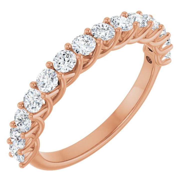 14K Rose 1/2 CTW Natural Diamond Anniversary  Band 14K Rose 1/2 CTW Natural Diamond Anniversary  Band
