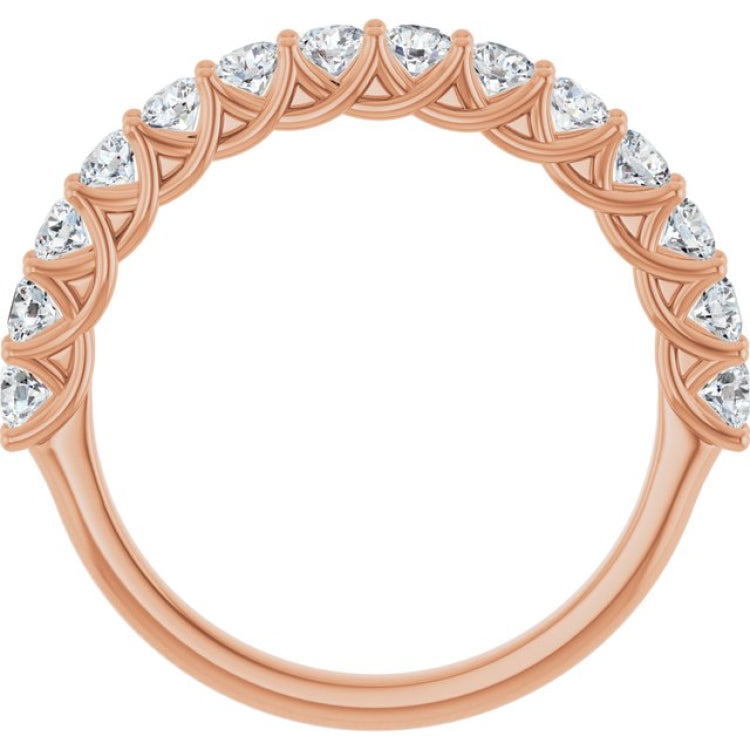 14K Rose 1/2 CTW Natural Diamond Anniversary  Band 14K Rose 1/2 CTW Natural Diamond Anniversary  Band