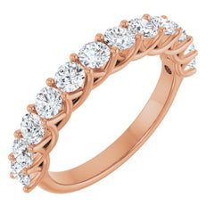 14K Rose 1 CTW Lab-Grown Diamond Anniversary Band 14K Rose 1 CTW Lab-Grown Diamond Anniversary Band