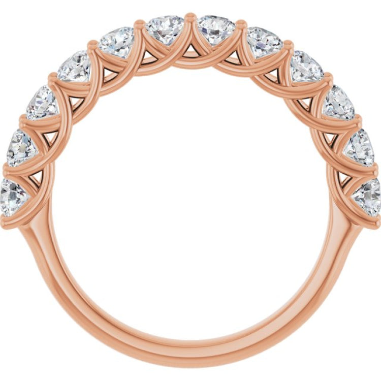 14K Rose 1 CTW Lab-Grown Diamond Anniversary Band 14K Rose 1 CTW Lab-Grown Diamond Anniversary Band