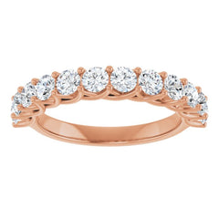 14K Rose 1 CTW Lab-Grown Diamond Anniversary Band 14K Rose 1 CTW Lab-Grown Diamond Anniversary Band