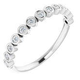 Platinum 1/4 CTW Lab-Grown Diamond Anniversary Band