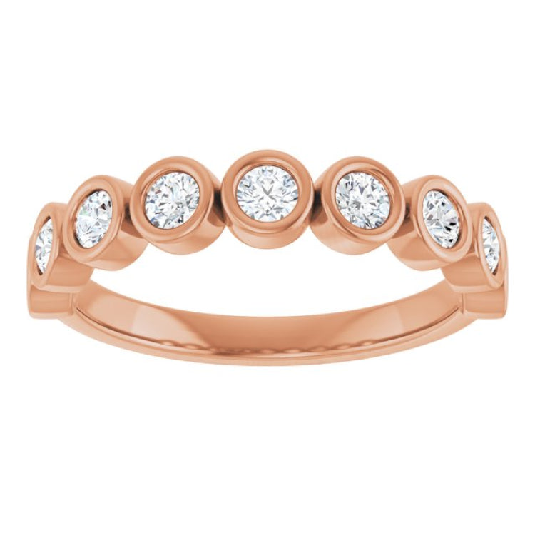 14K Rose 1/2 CTW Lab-Grown Diamond  Anniversary Band 14K Rose 1/2 CTW Lab-Grown Diamond  Anniversary Band