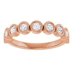 14K Rose 1/2 CTW Lab-Grown Diamond  Anniversary Band 14K Rose 1/2 CTW Lab-Grown Diamond  Anniversary Band