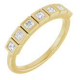 14K Yellow 1/3 CTW Lab-Grown Diamond Anniversary Band