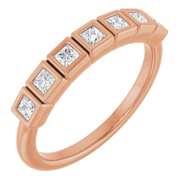 14K Rose 1/3 CTW Lab-Grown Diamond  Anniversary Band 14K Rose 1/3 CTW Lab-Grown Diamond  Anniversary Band