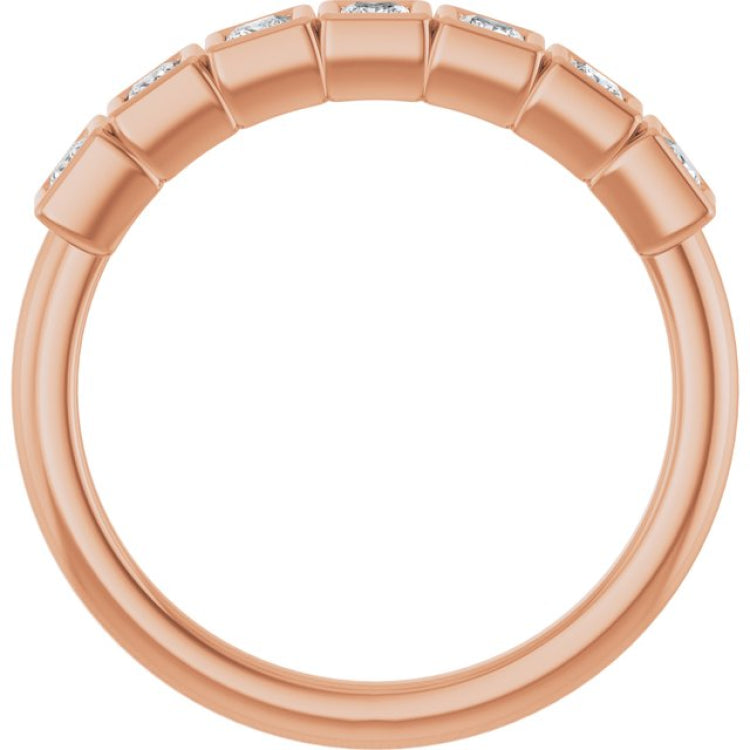 14K Rose 1/3 CTW Lab-Grown Diamond  Anniversary Band 14K Rose 1/3 CTW Lab-Grown Diamond  Anniversary Band