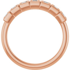 14K Rose 1/3 CTW Lab-Grown Diamond  Anniversary Band 14K Rose 1/3 CTW Lab-Grown Diamond  Anniversary Band