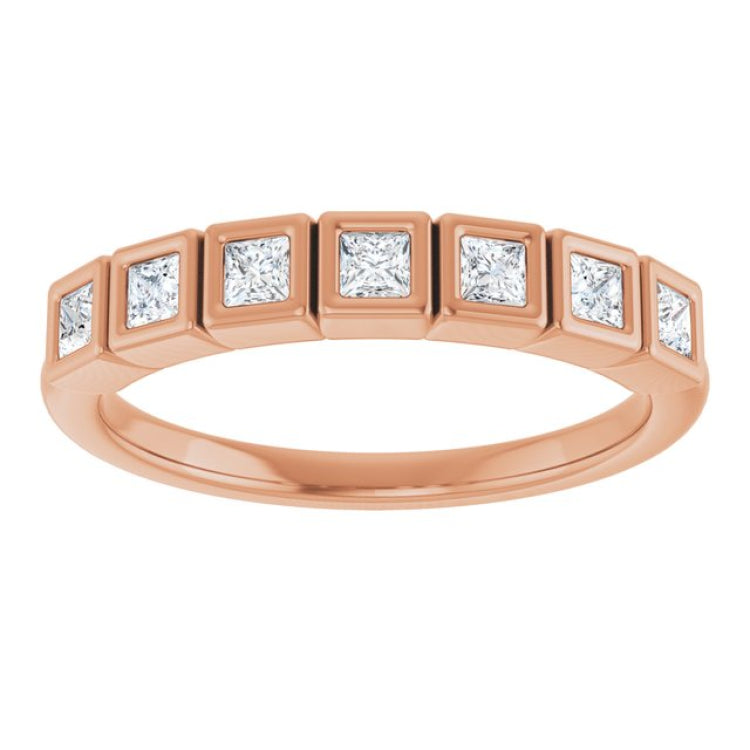 14K Rose 1/3 CTW Lab-Grown Diamond  Anniversary Band 14K Rose 1/3 CTW Lab-Grown Diamond  Anniversary Band