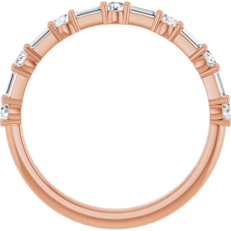 14K Rose 1/3 CTW Lab-Grown Diamond  Anniversary Band 14K Rose 1/3 CTW Lab-Grown Diamond  Anniversary Band