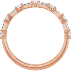 14K Rose 1/3 CTW Lab-Grown Diamond  Anniversary Band 14K Rose 1/3 CTW Lab-Grown Diamond  Anniversary Band