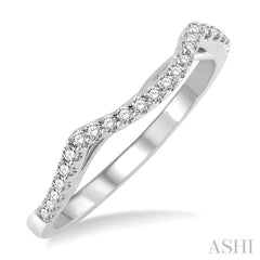 1/5 ctw Round Cut Diamond Wedding Band in 14K White Gold 1/5 ctw Round Cut Diamond Wedding Band in 14K White Gold