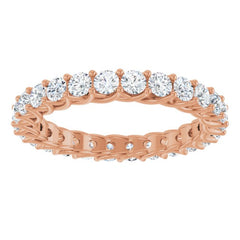 14K Rose 1 1/2 CTW Lab-Grown Diamond  Eternity Band 14K Rose 1 1/2 CTW Lab-Grown Diamond  Eternity Band