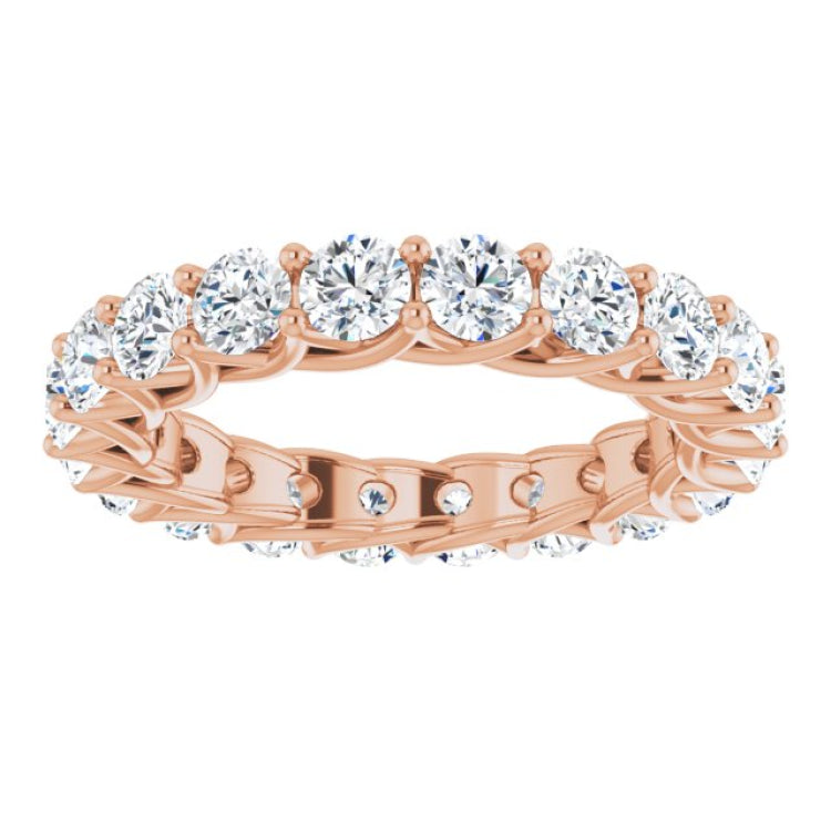 14K Rose 1 7/8 CTW Lab-Grown Diamond  Eternity Band 14K Rose 1 7/8 CTW Lab-Grown Diamond  Eternity Band