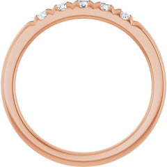 14K Rose 1/3 CTW Lab-Grown Diamond French-Set Anniversary Band 14K Rose 1/3 CTW Lab-Grown Diamond French-Set Anniversary Band