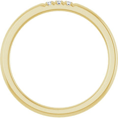 14K Yellow .05 CTW Lab-Grown Diamond  Anniversary Band 14K Yellow .05 CTW Lab-Grown Diamond  Anniversary Band