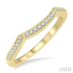 1/6 ctw Round Cut Diamond Wedding Band in 14K Yellow Gold 1/6 ctw Round Cut Diamond Wedding Band in 14K Yellow Gold