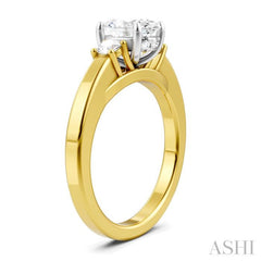 1/4 Ctw Tri-Mount Past, Present and Future Oval Shape Center Round Cut Diamond Semi-Mount Engagement Ring in 14K Yellow and White Gold 1/4 Ctw Tri-Mount Past, Present and Future Oval Shape Center Round Cut Diamond Semi-Mount Engagement Ring in 14K Yellow and White Gold