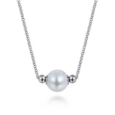 Sterling Silver Pearl Pendant