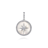 Sterling Silver Pendants with Stone