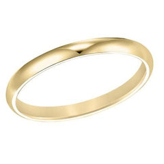 Gold Wedding Bands  -  Men'