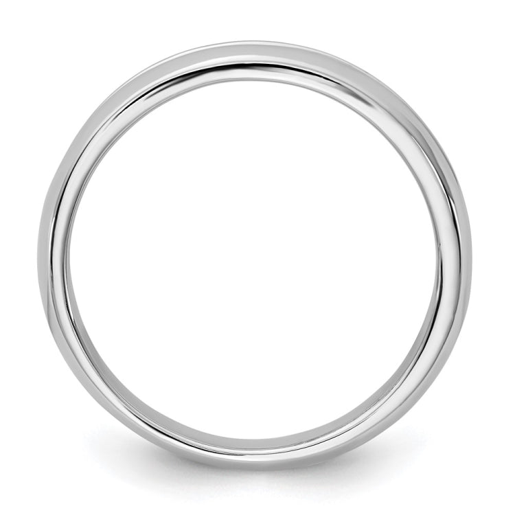 IBGoodman 14k White Gold Polished Nine Stone Men's Ring Mounting