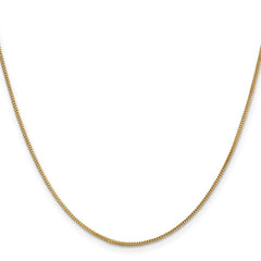 14K 16 inch .9mm Franco with Lobster Clasp Chain