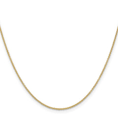 14K 24 inch 1.2mm Cable with Lobster Clasp Chain