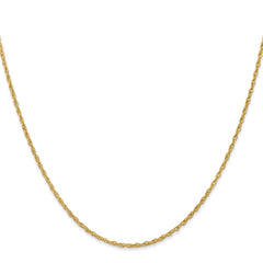14K 20 inch 1.3 Heavy Baby Rope with Lobster Clasp Chain