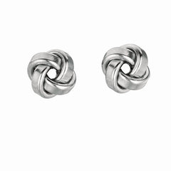 Sterling Silver Small Polished Love Knot Earring