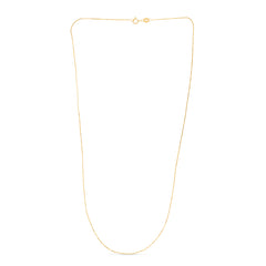 14K Yellow Gold .60mm Classic Box 24 Chain with Spring Ring