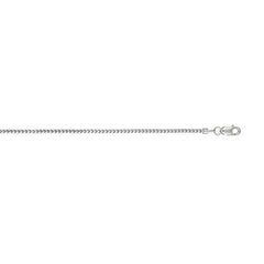 14K White Gold 1.3mm Ice 18 Chain with Lobster Lock
