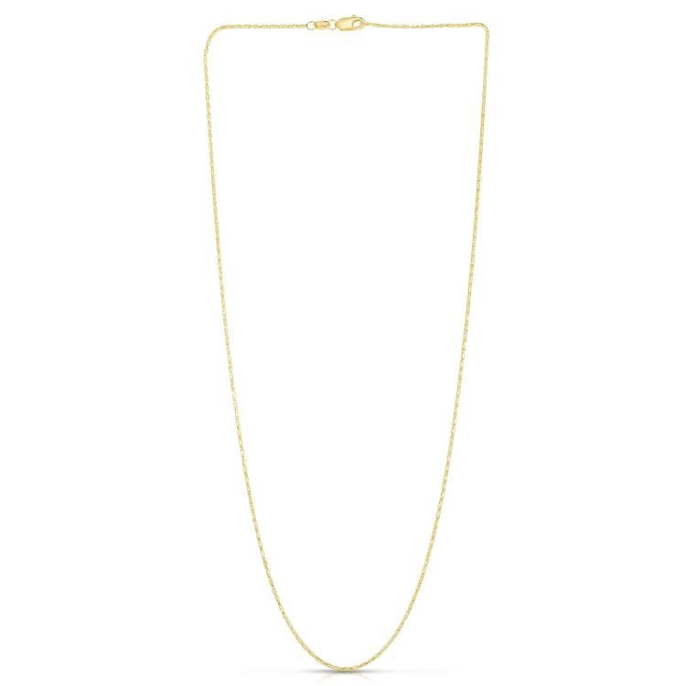 14K Yellow Gold 0.9mm Lumina 20 Chain with Lobster Lock
