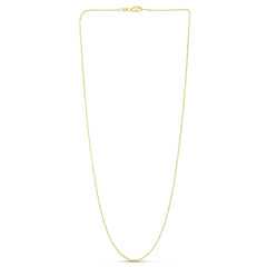 14K Yellow Gold 0.9mm Lumina 20 Chain with Lobster Lock