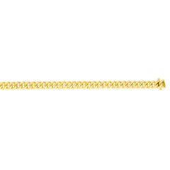 14K Yellow Gold 24 3.9mm Classic Miami Cuban Chain with Box Lock