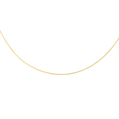14K Yellow Gold 1mm Round 18 Omega with Screw Back Lock