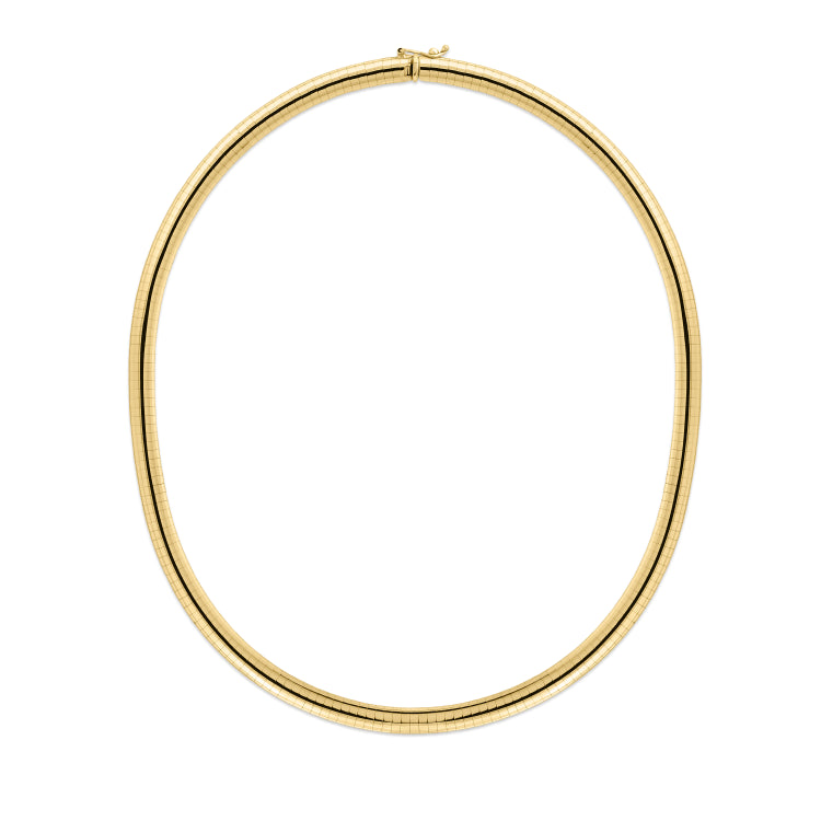 14K Yellow Gold 16 6mm Classic Omega with Box Lock