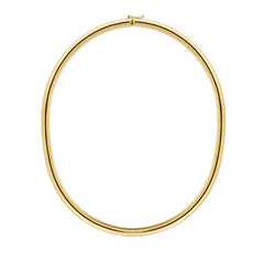 14K Yellow Gold 18 6mm Classic Omega with Box Lock