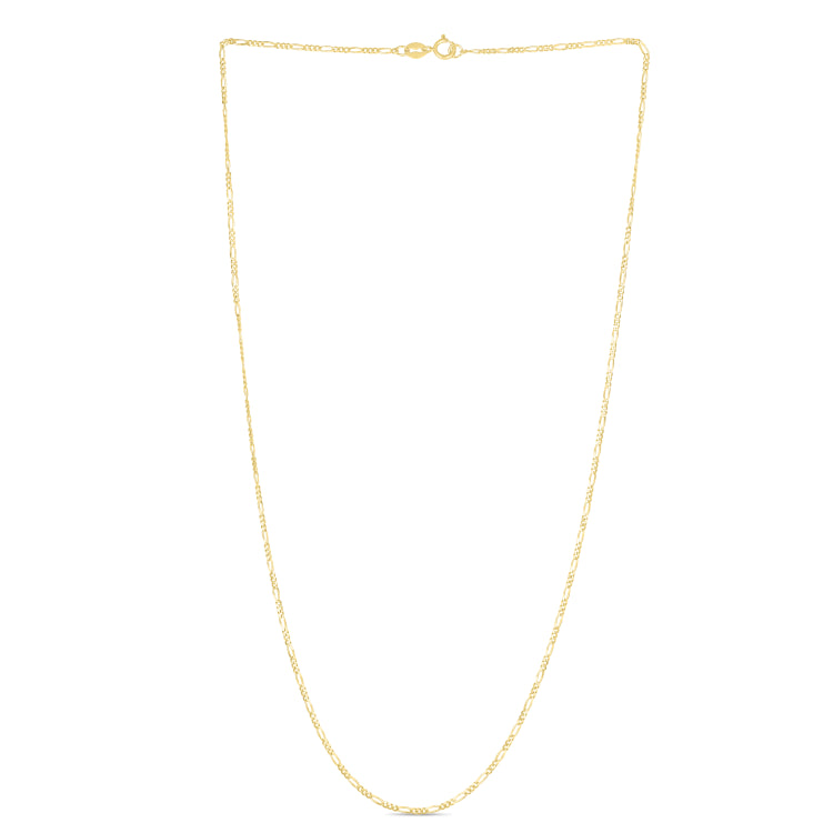 14K Yellow Gold 18 1.9mm Figaro Chain
